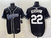 Men's Los Angeles Dodgers #22 Clayton Kershaw B2B Champs 2026 Black Out Style Vapor Limited Stitched Jersey,baseball caps,new era cap wholesale,wholesale hats