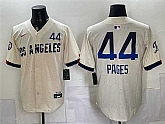 Men's Los Angeles Dodgers #44 Andy Pages Cream 2024 City Connect Limited Stitched Jersey Dzhi,baseball caps,new era cap wholesale,wholesale hats