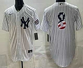 Men's New York Yankees #8 Yogi Berra White 2026 USA 250 Fourth of July Home Stadium Stitched Jersey Dzhi,baseball caps,new era cap wholesale,wholesale hats