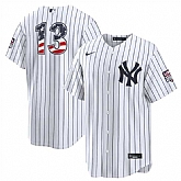 Men's New York Yankees #13 Jazz Chisholm Jr White 2026 USA 250 Fourth of July Home Stadium Stitched Baseball Jersey Dzhi,baseball caps,new era cap wholesale,wholesale hats