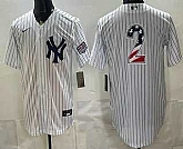 Men's New York Yankees #2 Derek Jeter White 2026 USA 250 Fourth of July Home Stadium Stitched Jersey Dzhi,baseball caps,new era cap wholesale,wholesale hats