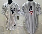 Men's New York Yankees #4 Lou Gehrig White 2026 USA 250 Fourth of July Home Stadium Stitched Jersey Dzhi,baseball caps,new era cap wholesale,wholesale hats