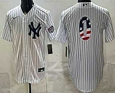 Men's New York Yankees #0 Marcus Stroman White 2026 USA 250 Fourth of July Home Stadium Stitched Jersey Dzhi,baseball caps,new era cap wholesale,wholesale hats