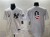Men's New York Yankees #0 Marcus Stroman White 2026 USA 250 Fourth of July Home Stadium Stitched Baseball Jersey Dzhi,baseball caps,new era cap wholesale,wholesale hats
