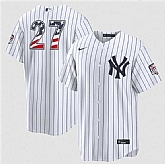 Men's New York Yankees #27 Giancarlo Stanton White 2026 USA 250 Fourth of July Home Stadium Stitched Baseball Jersey Dzhi,baseball caps,new era cap wholesale,wholesale hats