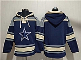 Men's Dallas Cowboys Blank Navy Ageless Must-Have Lace-Up Pullover Hoodie,baseball caps,new era cap wholesale,wholesale hats
