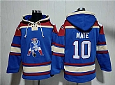 Men's New England Patriots #10 Drake Maye Blue Ageless Must-Have Lace-Up Pullover Hoodie,baseball caps,new era cap wholesale,wholesale hats