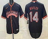 Men's San Francisco Giants #14 Patrick Bailey Black 2026 Alternate Stadium Stitched Jersey Dzhi,baseball caps,new era cap wholesale,wholesale hats
