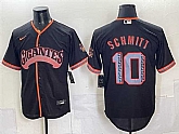 Men's San Francisco Giants #10 Casey Schmitt Black 2026 Alternate Stadium Stitched Jersey Dzhi,baseball caps,new era cap wholesale,wholesale hats