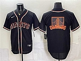 Men's San Francisco Giants Team Big Logo 2026 Fashion Replica Black Out Stitched Jersey Dzhi,baseball caps,new era cap wholesale,wholesale hats