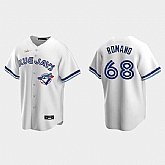 Men's Toronto Blue Jays #68 Jordan Romano White Cooperstown Collection Jersey Dzhi,baseball caps,new era cap wholesale,wholesale hats