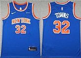 Men's New Yok Knicks #32 Karl-Anthony Towns Blue Icon Edition Edition Stitched Basketball Jersey,baseball caps,new era cap wholesale,wholesale hats