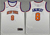 Men's New Yok Knicks #8 OG Anunoby White Association Edition Stitched Basketball Jersey,baseball caps,new era cap wholesale,wholesale hats