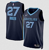 Men's Memphis Grizzlies #27 Cameron Boozer Navy 2026 Draft Icon Edition Stitched Jersey Dzhi,baseball caps,new era cap wholesale,wholesale hats