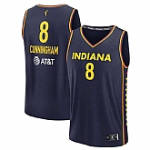 Men's Indiana Fever #8 Sophie Cunningham Navy Stitched Basketball Jersey Dzhi,baseball caps,new era cap wholesale,wholesale hats