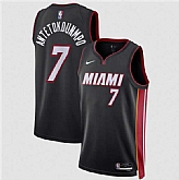 Men's Miami Heat #7 Giannis Antetokounmpo Black 2026 Icon Edition Swingman Stitched Jersey Dzhi,baseball caps,new era cap wholesale,wholesale hats