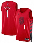 Men's Portland Trail Blazers #1 Ja Morant Red 2026 Statement Edition Stitched Basketball Jersey Dzhi,baseball caps,new era cap wholesale,wholesale hats