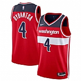 Men's Washington Wizards #4 AJ Dybantsa Nike Red 2026 NBA Draft Swingman Icon Edition Jersey Dzhi,baseball caps,new era cap wholesale,wholesale hats