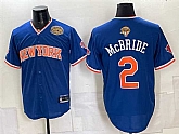 Men's New York Knicks #2 Miles McBride Blue 2026 Finals & Eastern Conference Champions Patch Stitched Jersey Dzhi,baseball caps,new era cap wholesale,wholesale hats