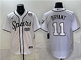 Men's San Antonio Spurs #11 Carter Bryant White USA 250' Patch Stitched Jersey Dzhi,baseball caps,new era cap wholesale,wholesale hats