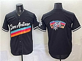 Men's San Antonio Spurs Team Big Logo Black Stitched Jerseys Dzhi,baseball caps,new era cap wholesale,wholesale hats
