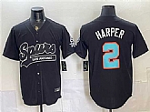 Men's San Antonio Spurs #2 Dylan Harper Black Stitched Jersey Dzhi,baseball caps,new era cap wholesale,wholesale hats