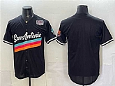 Men's San Antonio Spurs Blank Black USA 250' Patch City Edition Stitched Jersey Dzhi,baseball caps,new era cap wholesale,wholesale hats