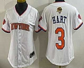 Women's New York Knicks #3 Josh Hart White 2026 Finals Patch Stitched Jersey Dzhi,baseball caps,new era cap wholesale,wholesale hats