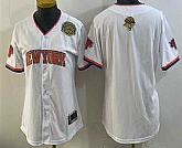 Women's New York Knicks Blank White 2026 Finals Eastern Conference Champions Patch Stitched Jersey Dzhi,baseball caps,new era cap wholesale,wholesale hats