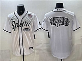 Men's San Antonio Spurs Team Big Logo White USA 250' Patch Stitched Jersey1 Dzhi,baseball caps,new era cap wholesale,wholesale hats