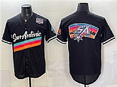 Men's San Antonio Spurs Team Big Logo Black USA 250' Patch City Edition Stitched Jersey Dzhi,baseball caps,new era cap wholesale,wholesale hats