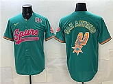 Men's San Antonio Spurs Team Big Logo Teal USA 250' Patch Stitched Jersey Dzhi,baseball caps,new era cap wholesale,wholesale hats