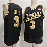 Men's Purdue Boilermakers #3 Braden Smith Black 2026 Vapor Limited Stitched Jersey,baseball caps,new era cap wholesale,wholesale hats