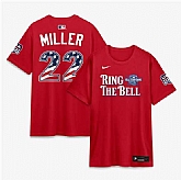 Men's National League #22 Mason Miller Red 2026 All-Star Game Name & Number T-Shirt,baseball caps,new era cap wholesale,wholesale hats