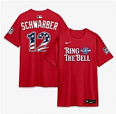Men's National League #12 Kyle Schwarber Red 2026 All-Star Game Name & Number T-Shirt,baseball caps,new era cap wholesale,wholesale hats