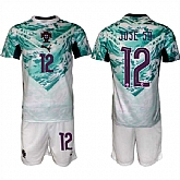 Men's Portugal Team #12 Jose Sa Green 2026 World Cup Away Soccer Jersey Suit,baseball caps,new era cap wholesale,wholesale hats