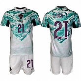 Men's Portugal Team #21 Diogo Jota Green 2026 World Cup Away Soccer Jersey Suit,baseball caps,new era cap wholesale,wholesale hats
