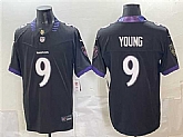 Men's Baltimore Ravens #9 Zion Young Black 2026 F.U.S.E. Vapor Stitched Limited Jersey,baseball caps,new era cap wholesale,wholesale hats