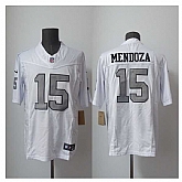 Men's Las Vegas Raiders #15 Fernando Mendoza White 2026 F.US.E. Draft Color Rush Vapor Untouchable Limited Stitched Jersey,baseball caps,new era cap wholesale,wholesale hats