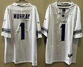 Men's Minnesota Vikings #1 Kyler Murray Limited White Alternate Vapor Jersey,baseball caps,new era cap wholesale,wholesale hats
