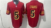 Men's San Francisco 49ers #5 Mike Evans Red Gold 2026 F.U.S.E. Rivalries Vapor Limited Stitched Jersey,baseball caps,new era cap wholesale,wholesale hats