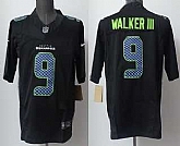 Men's Seattle Seahawks #9 Kenneth Walker III Limited Black Fashion FUSE Vapor Jersey,baseball caps,new era cap wholesale,wholesale hats