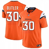 Men's Denver Broncos #30 Hakeem Butler Orange 2026 F.U.S.E. Vapor Limited Stitched Jersey,baseball caps,new era cap wholesale,wholesale hats