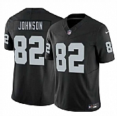 Men's Las Vegas Raiders #82 Brandon Johnson Black 2026 F.U.S.E. Vapor Untouchable Limited Stitched Jersey,baseball caps,new era cap wholesale,wholesale hats