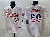 Men's Philadelphia Phillies #59 Jhoan Duran White USA 250 Fourth of July Home Stitched Jersey Dzhi,baseball caps,new era cap wholesale,wholesale hats