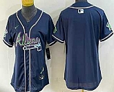 Youth Atlanta Braves Blank Navy Galaxy With Outkast Patch Vapor Limited Stitched Jersey Dzhi,baseball caps,new era cap wholesale,wholesale hats