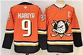 Men's Anaheim Ducks #9 Paul Kariya Orange 2026 With C Patch Home Stitched Hockey Jersey,baseball caps,new era cap wholesale,wholesale hats