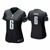 Women's Philadelphia Eagles #6 DeVonta Smith Black Vapor Untouchable Limited Stitched Jersey(Run Small) Dzhi,baseball caps,new era cap wholesale,wholesale hats