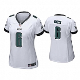Women's Philadelphia Eagles #6 DeVonta Smith White Vapor Untouchable Limited Stitched Jersey(Run Small) Dzhi,baseball caps,new era cap wholesale,wholesale hats