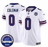Men's Buffalo Bills #0 Keon Coleman White F.U.S.E. 2026 Inaugural Season at Highmark Stadium Stitched Jersey Dzhi,baseball caps,new era cap wholesale,wholesale hats